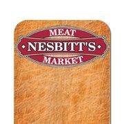 Nesbitt's Meat Market sign
