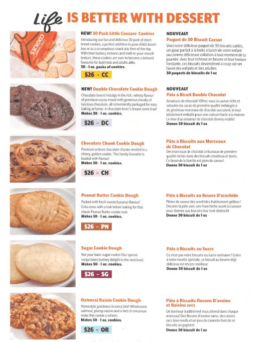 Life is Better with Dessert - Cookie options