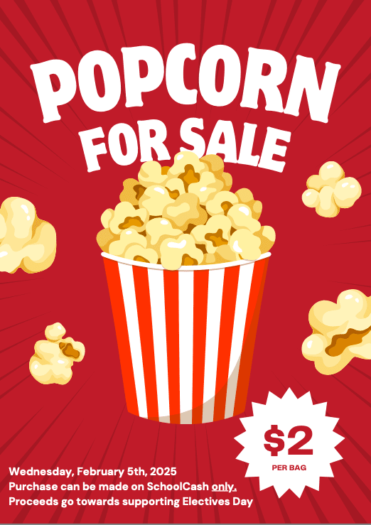 Popcorn for sale